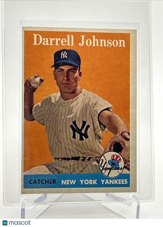 1958 Topps Darrell Johnson Baseball Card #61 EX Quality #3 FREE SHIPPING