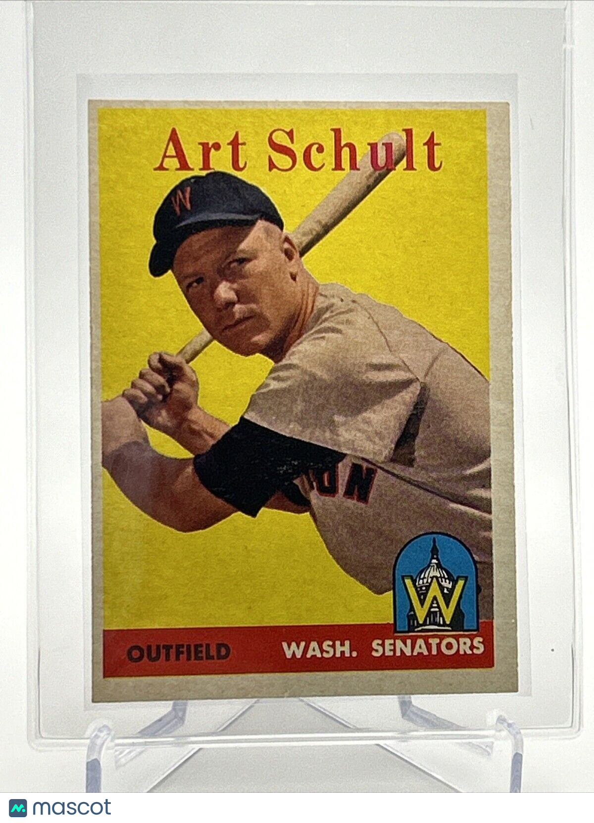 1958 Topps Art Schult Baseball Card #58 EX Quality #2 FREE SHIPPING