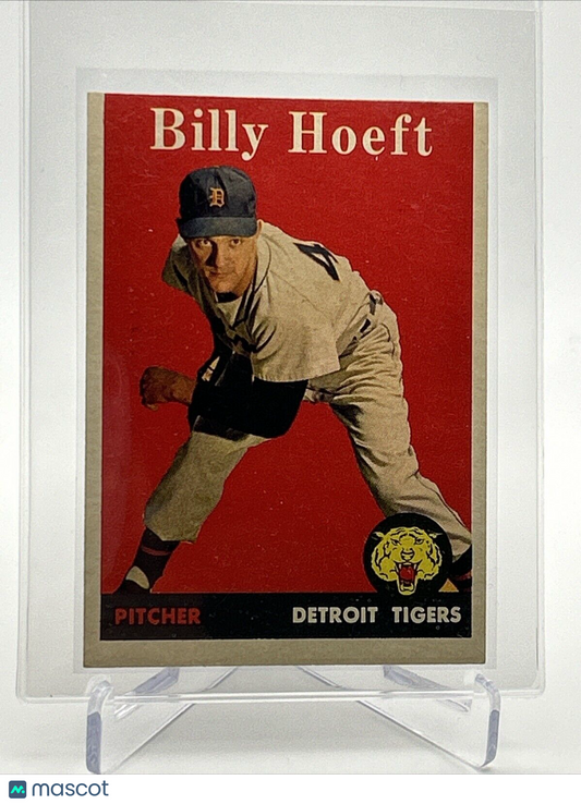 1958 Topps Billy Hoeft Baseball Card #13 EX Quality #3 FREE SHIPPING