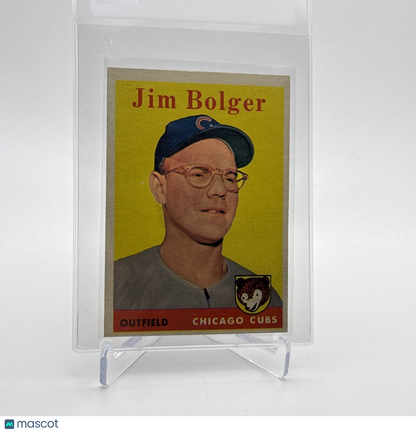 1958 Topps Jim Bolger Baseball Card #201 EX Quality FREE SHIPPING