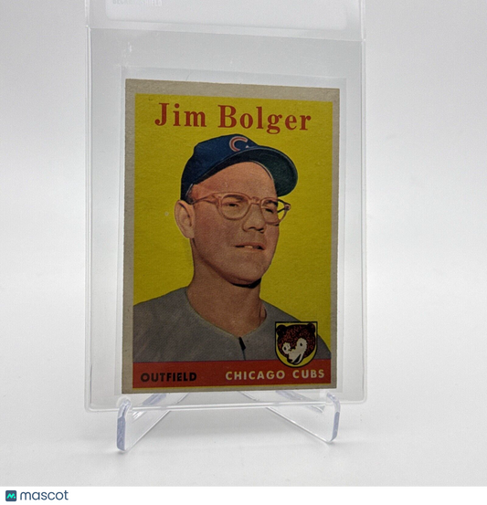 1958 Topps Jim Bolger Baseball Card #201 EX Quality FREE SHIPPING