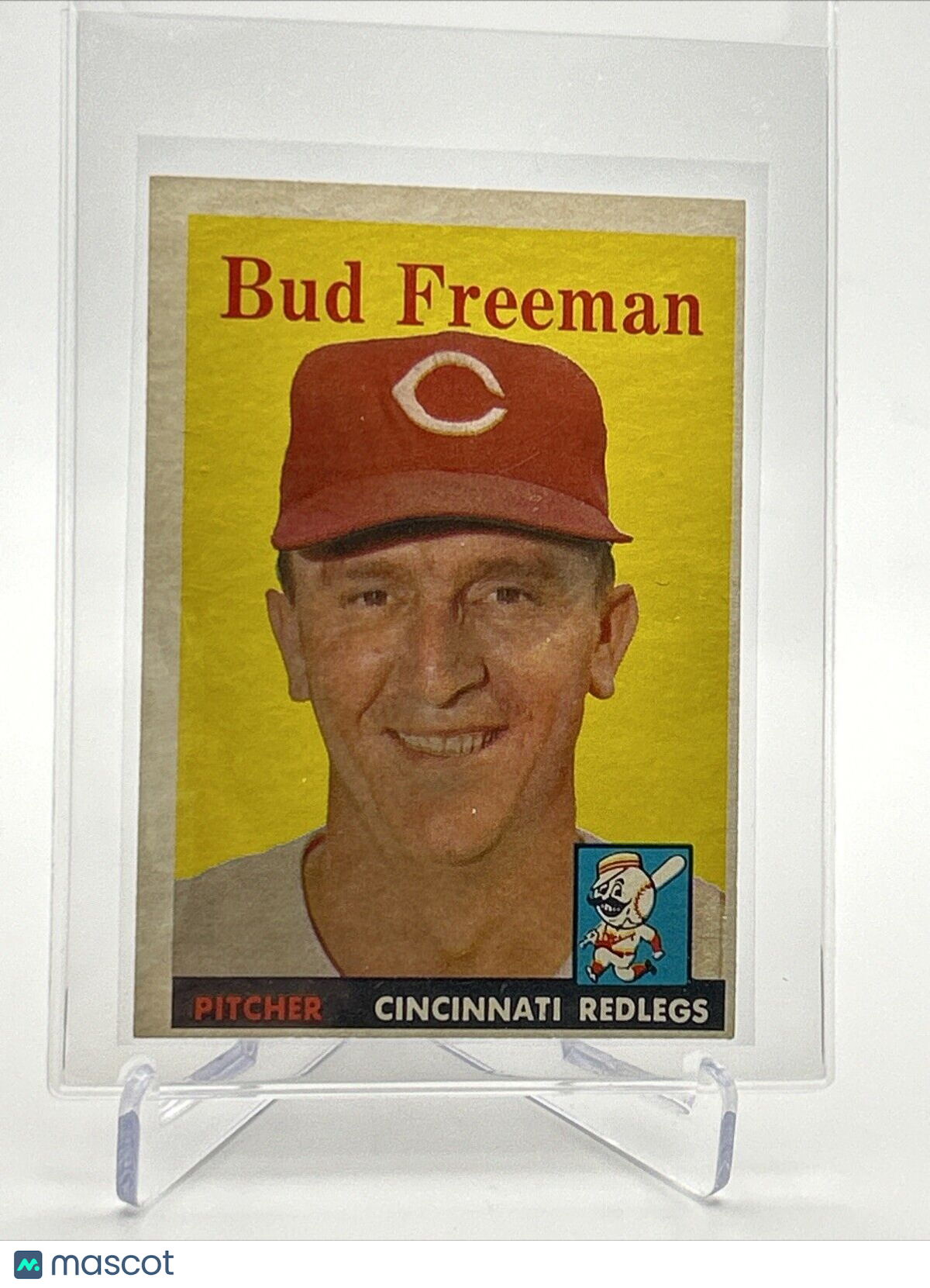 1958 Topps Bud Freeman Baseball Card #27 EX Quality #2 FREE SHIPPING