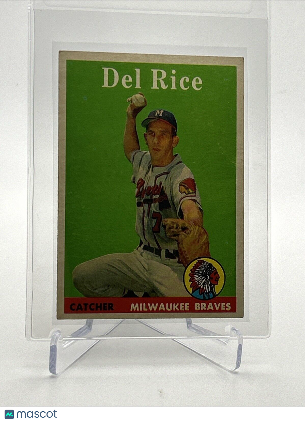 1958 Topps Del Rice Baseball Card #51 EX Quality #2 FREE SHIPPING