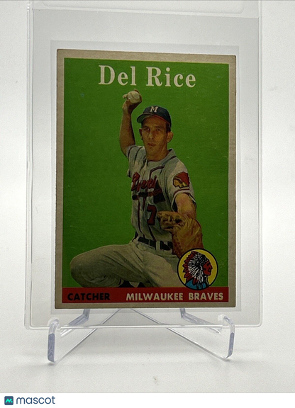 1958 Topps Del Rice Baseball Card #51 EX Quality #2 FREE SHIPPING