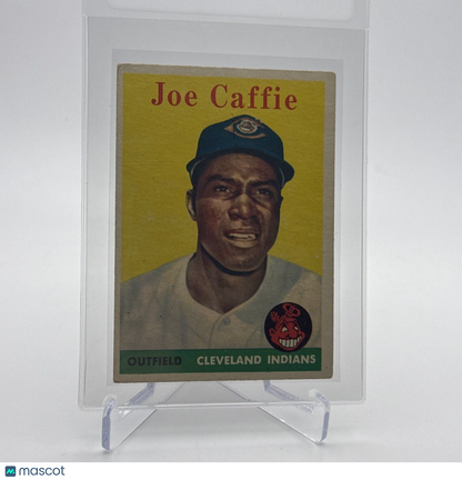 1958 Topps Joe Caffie Baseball Card #182 EX Quality #4 FREE SHIPPING