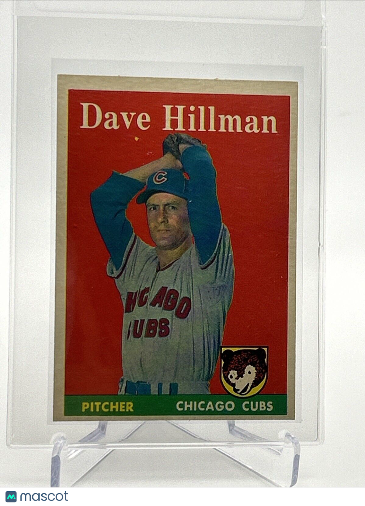1958 Topps Dave Hillman Baseball Card #41 EX Quality #3 FREE SHIPPING