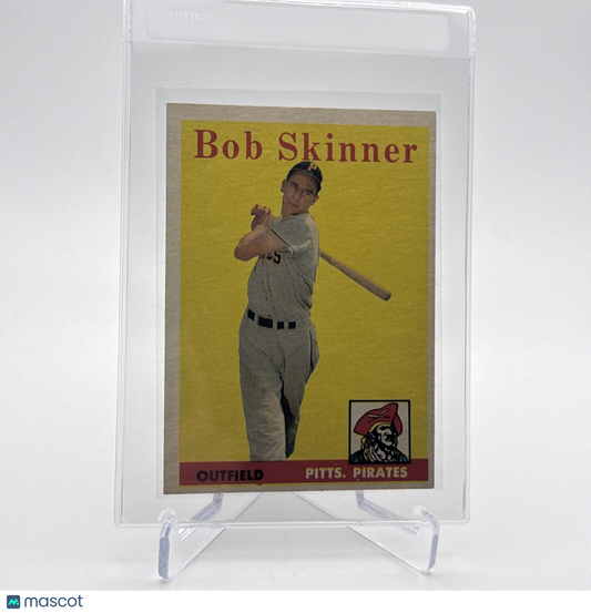 1958 Topps Bob Skinner Baseball Card #94 EX Quality #4 FREE SHIPPING