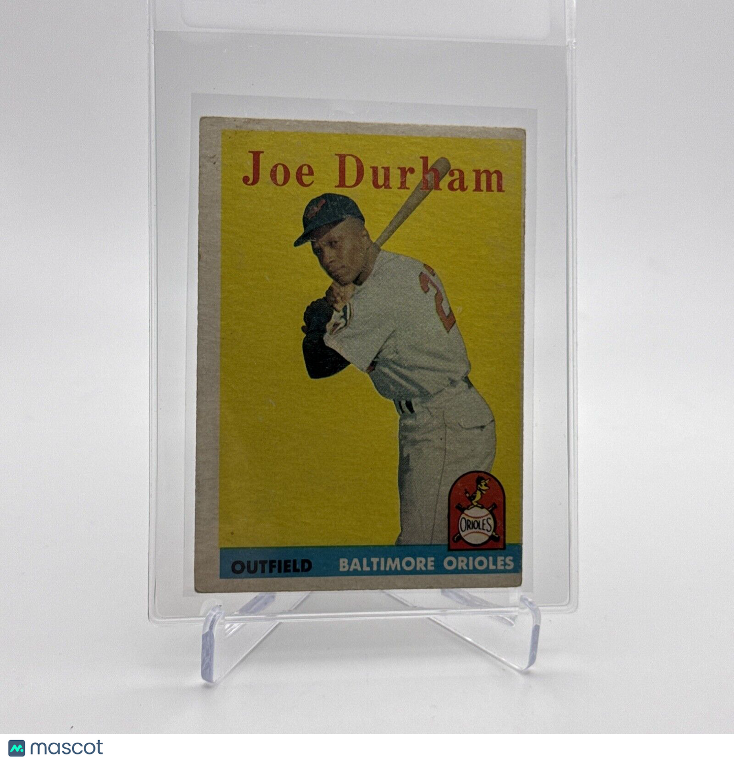 1958 Topps Joe Durham Rookie Baseball Card #96 EX Quality #2 FREE SHIPPING