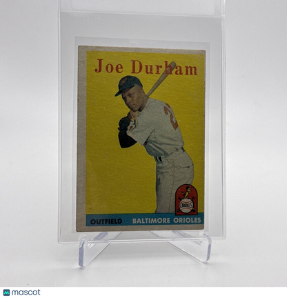1958 Topps Joe Durham Rookie Baseball Card #96 EX Quality #2 FREE SHIPPING