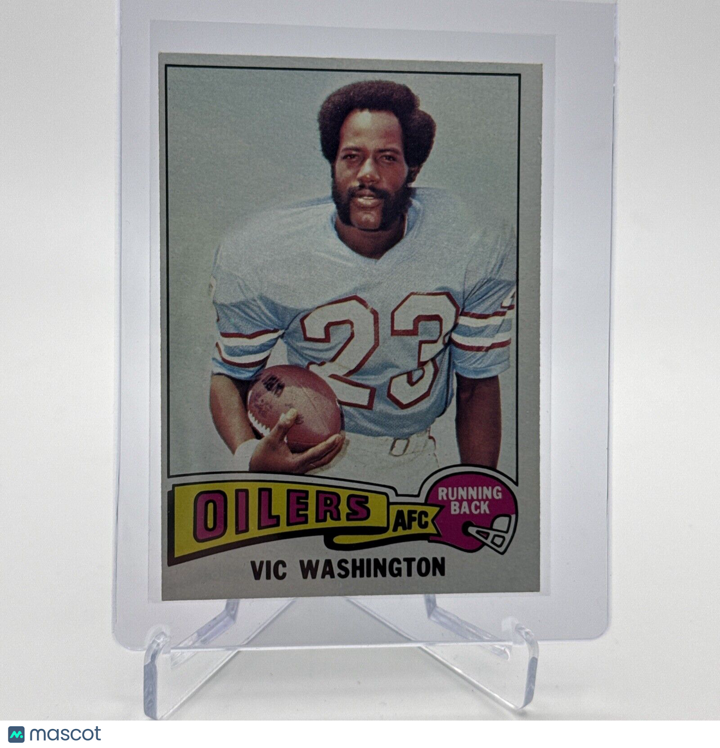 1975 Topps Vic Washington Football Card #83 NM Quality #2 FREE SHIPPING