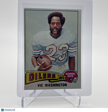 1975 Topps Vic Washington Football Card #83 NM Quality #2 FREE SHIPPING