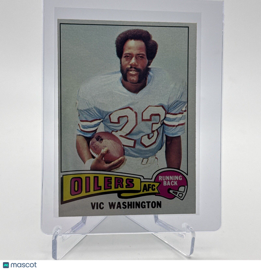 1975 Topps Vic Washington Football Card #83 NM Quality #2 FREE SHIPPING
