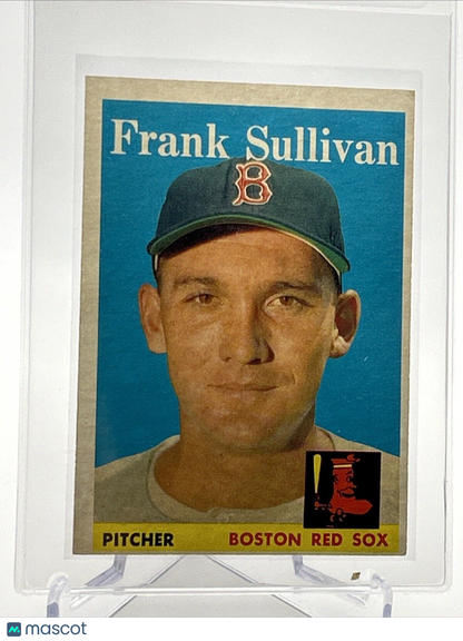 1958 Topps Frank Sullivan Baseball Card #18 EX Quality #2 FREE SHIPPING