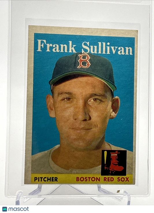 1958 Topps Frank Sullivan Baseball Card #18 EX Quality #2 FREE SHIPPING