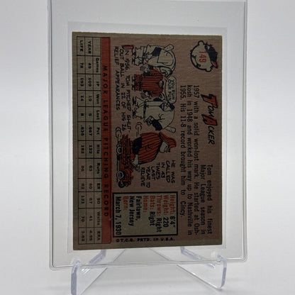 1958 Topps Tom Acker Baseball Card #149 EX Quality #2 FREE SHIPPING