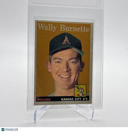 1958 Topps Wally Burnette Baseball Card #69 EX Quality #2 FREE SHIPPING