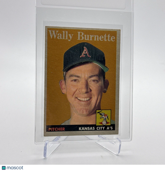 1958 Topps Wally Burnette Baseball Card #69 EX Quality #2 FREE SHIPPING