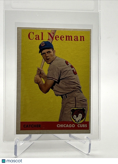 1958 Topps Cal Neeman Baseball Card #33 EX Quality #5 FREE SHIPPING