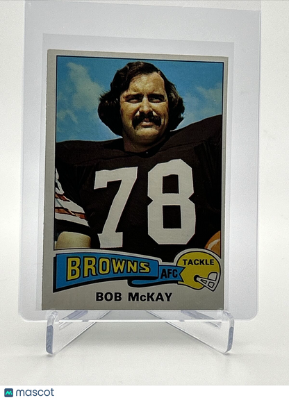 1975 Topps Bob McKay Football Card #314 NM Quality FREE SHIPPING
