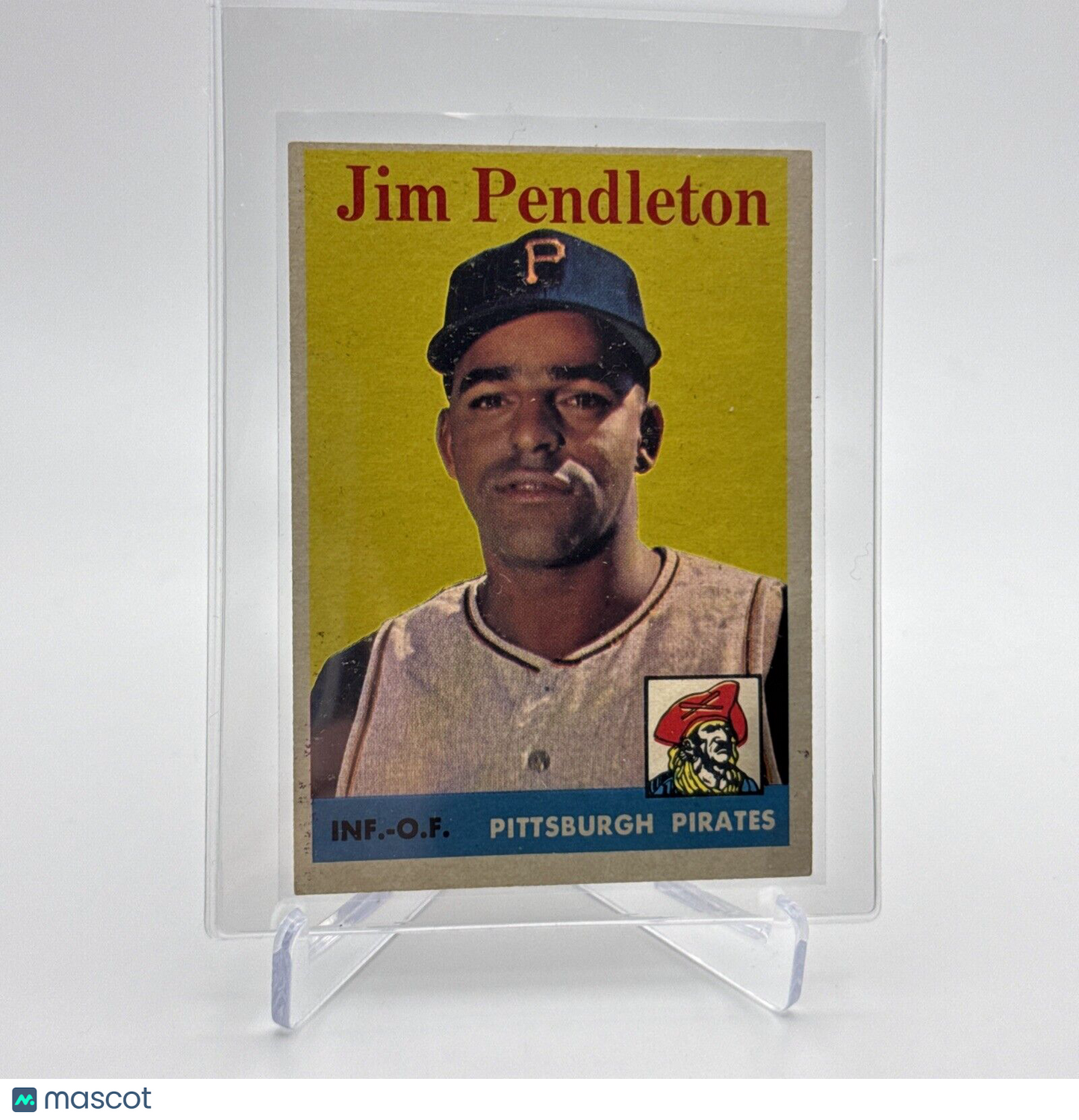 1958 Topps Jim Pendleton Baseball Card #104 EX Quality FREE SHIPPING