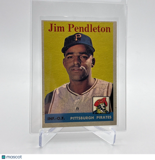 1958 Topps Jim Pendleton Baseball Card #104 EX Quality FREE SHIPPING