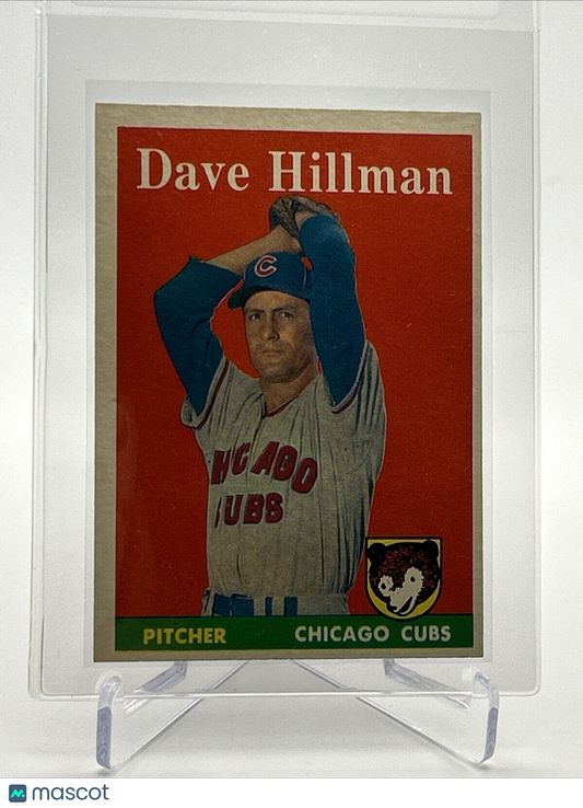 1958 Topps Dave Hillman Baseball Card #41 EX Quality #2 FREE SHIPPING