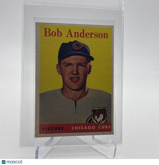 1958 Topps Bob Anderson Rookie Baseball Card #209 EX Quality #3 FREE SHIPPING