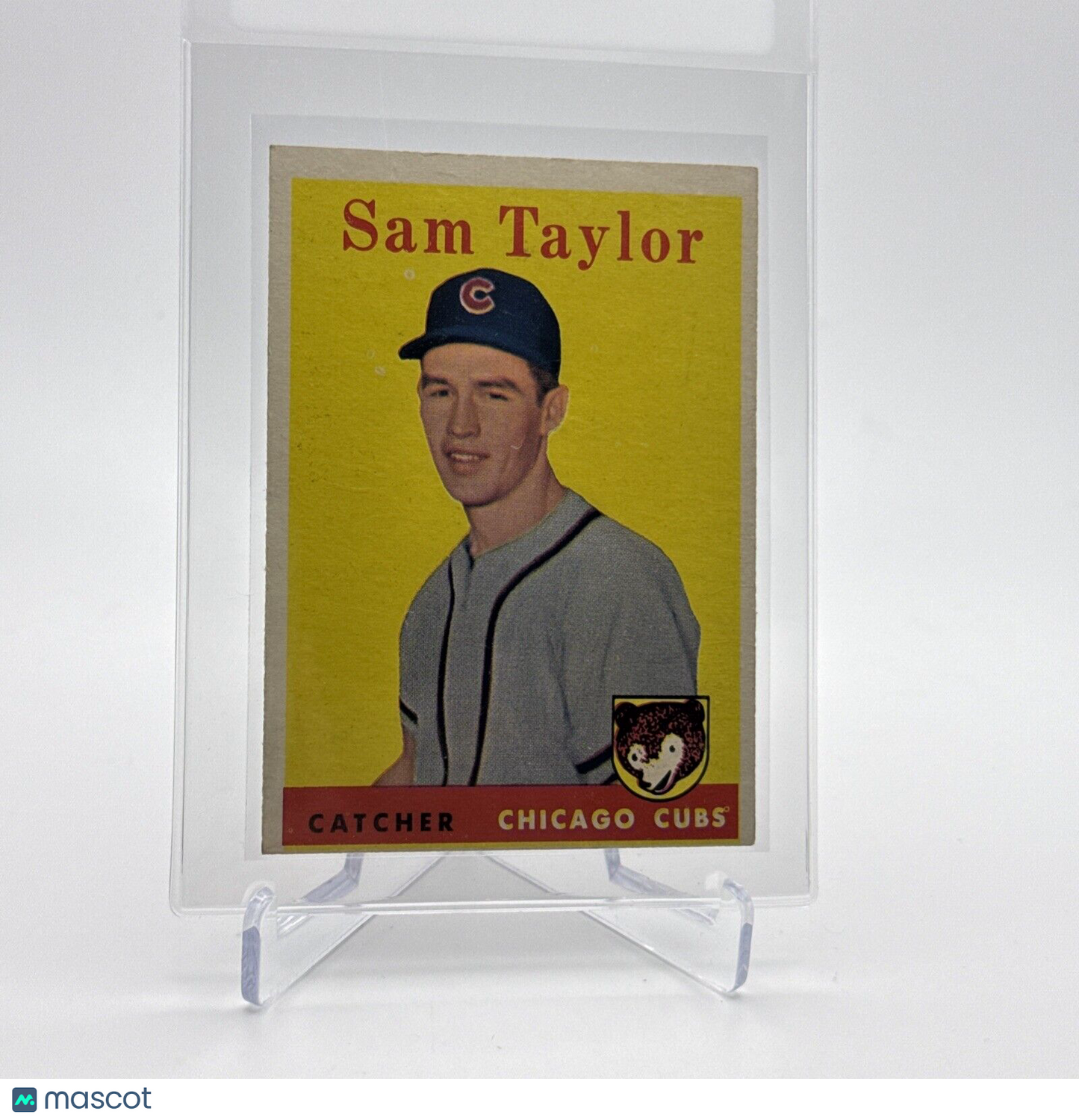 1958 Topps Sam Taylor Rookie Baseball Card #281 EX Quality #2 FREE SHIPPING