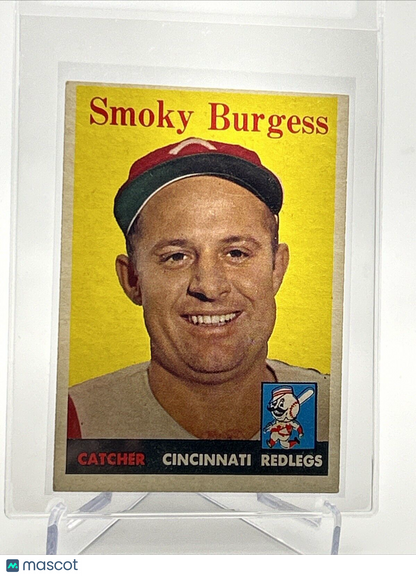 1958 Topps Smoky Burgess Baseball Card #49 EX Quality #4 FREE SHIPPING