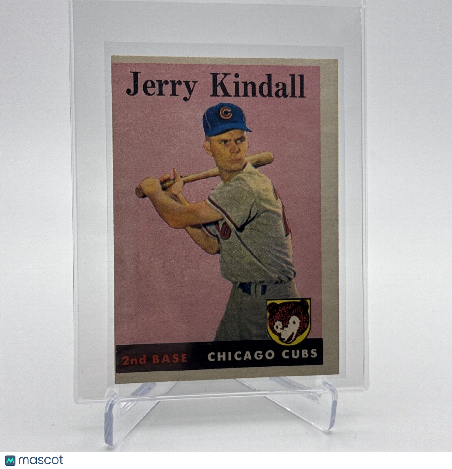 1958 Topps Jerry Kindall Rookie Baseball Card #221 EX Quality #2 FREE SHIPPING