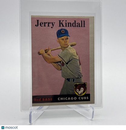 1958 Topps Jerry Kindall Rookie Baseball Card #221 EX Quality #2 FREE SHIPPING