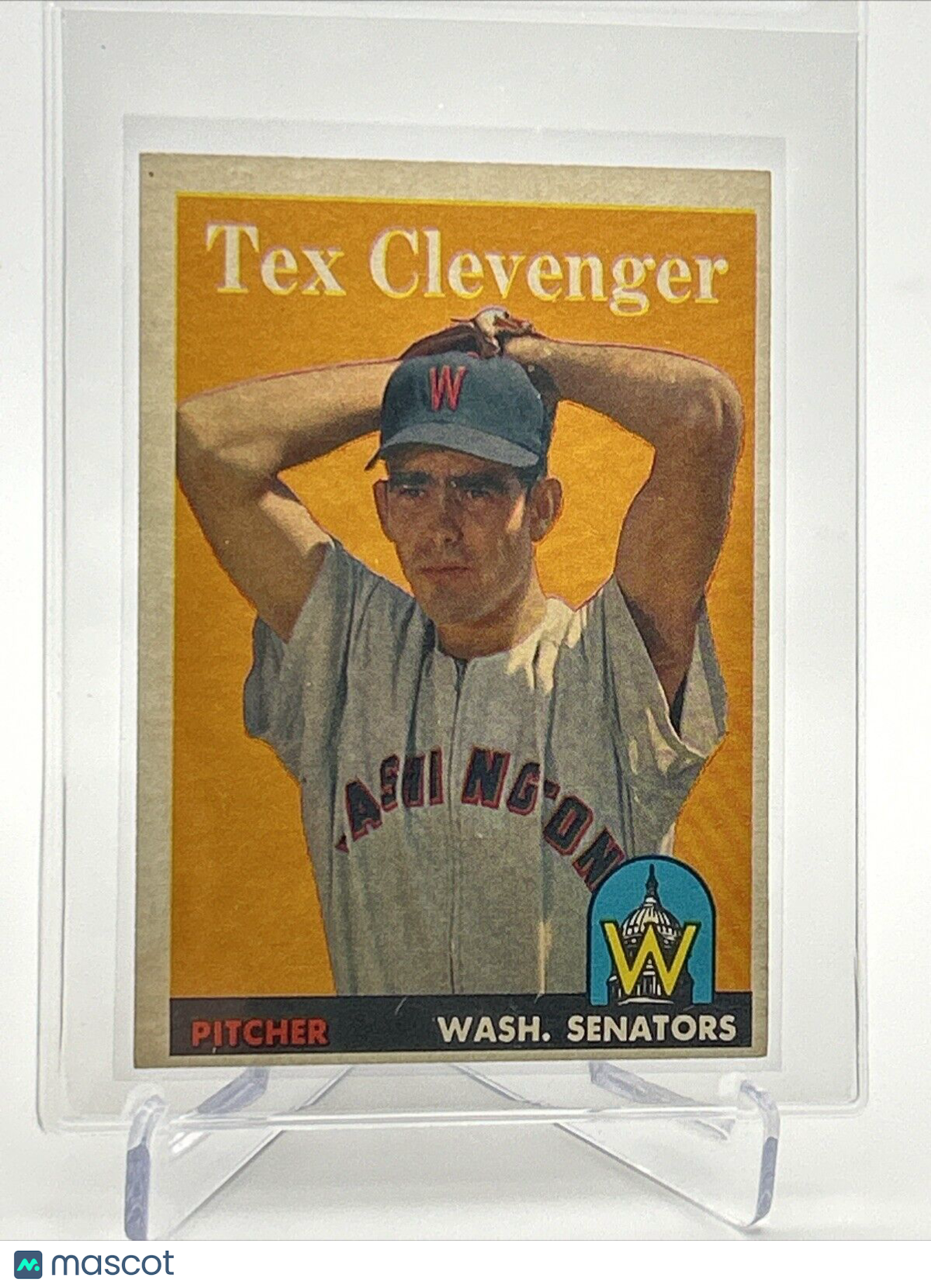 1958 Topps Tex Clevenger Rookie Baseball Card #31 EX Quality #3 FREE SHIPPING
