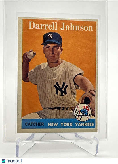 1958 Topps Darrell Johnson Baseball Card #61 EX Quality #4 FREE SHIPPING