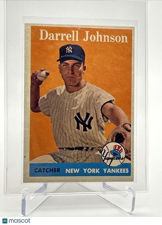 1958 Topps Darrell Johnson Baseball Card #61 EX Quality #4 FREE SHIPPING