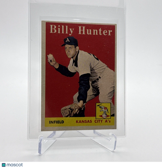 1958 Topps Billy Hunter Baseball Card #98 EX Quality #3 FREE SHIPPING
