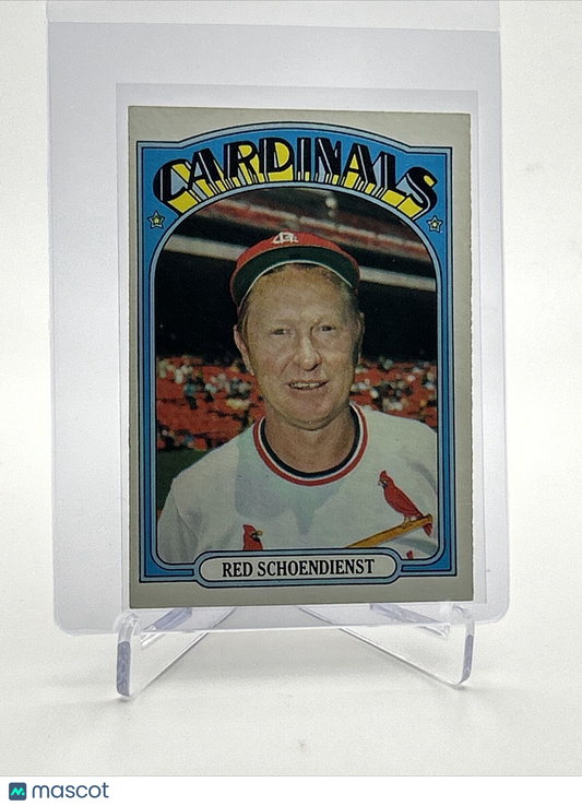 1972 Topps Red Schoendienst Baseball Card #67 EX Quality FREE SHIPPING