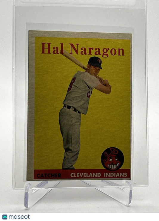 1958 Topps Hal Naragon Baseball Card #22 EX Quality FREE SHIPPING