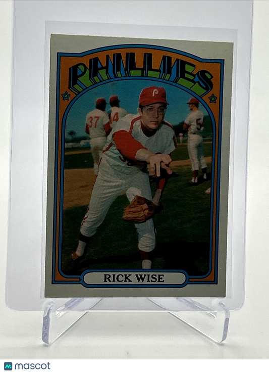 1972 Topps Rick Wise Baseball Card #43 EX Quality FREE SHIPPING