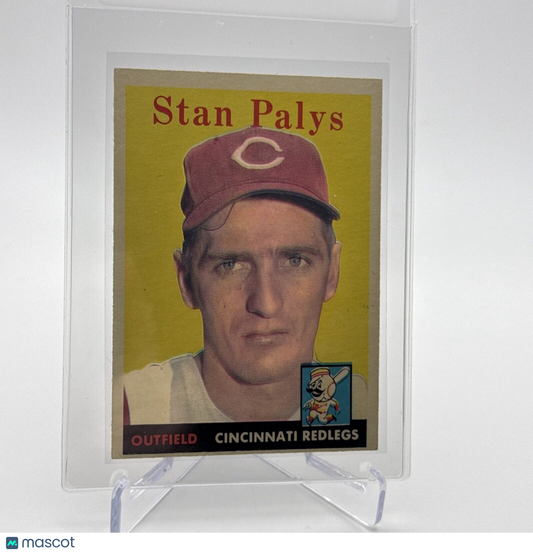 1958 Topps Stan Palys Rookie Baseball Card #126 EX Quality #3 FREE SHIPPING