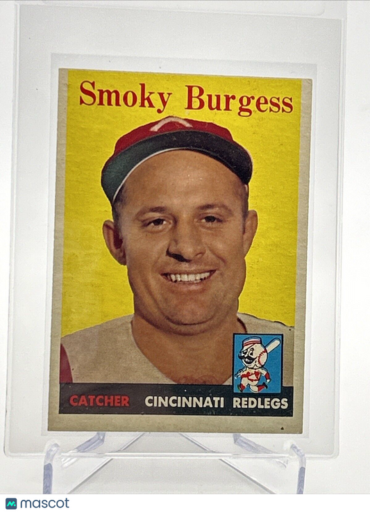 1958 Topps Smoky Burgess Baseball Card #49 EX Quality #3 FREE SHIPPING