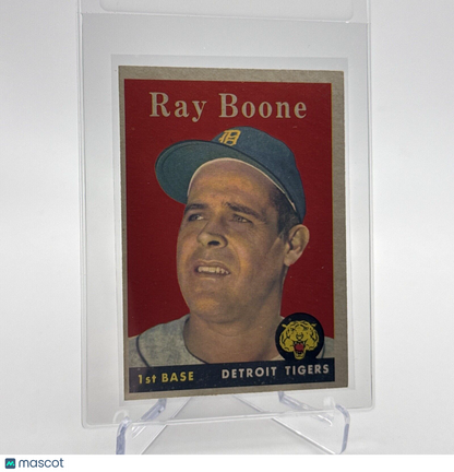 1958 Topps Ray Boone Baseball Card #185 EX Quality #5 FREE SHIPPING