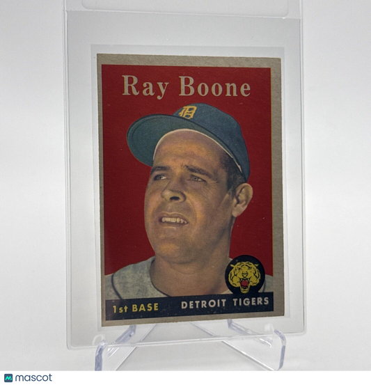 1958 Topps Ray Boone Baseball Card #185 EX Quality #5 FREE SHIPPING
