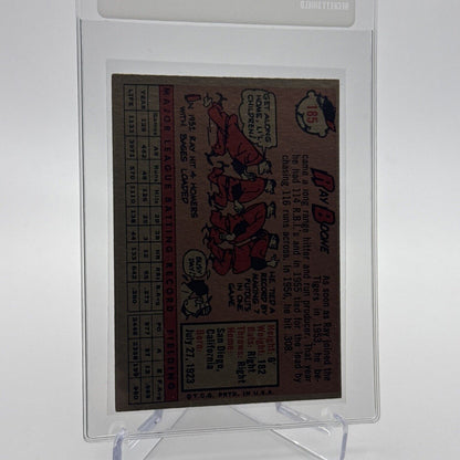 1958 Topps Ray Boone Baseball Card #185 EX Quality #5 FREE SHIPPING
