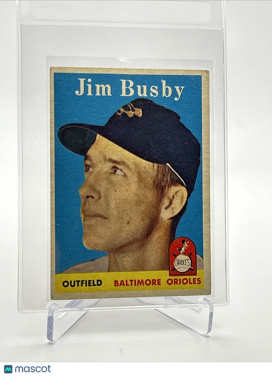1958 Topps Jim Busby Baseball Card #28 EX Quality FREE SHIPPING
