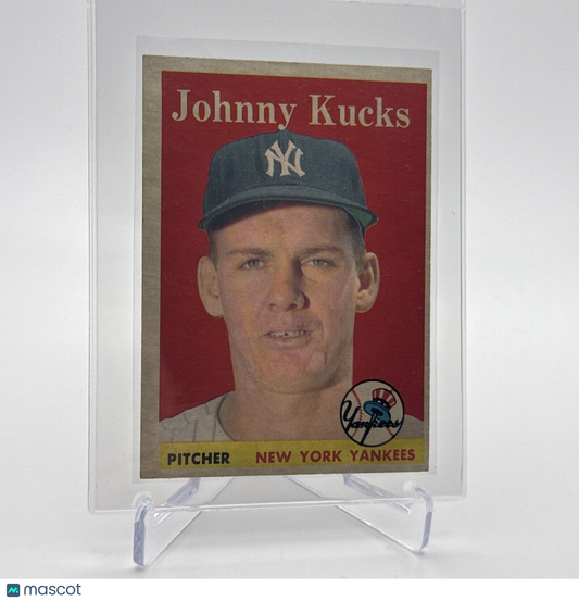 1958 Topps Johnny Kucks Baseball Card #87 EX Quality #5 FREE SHIPPING