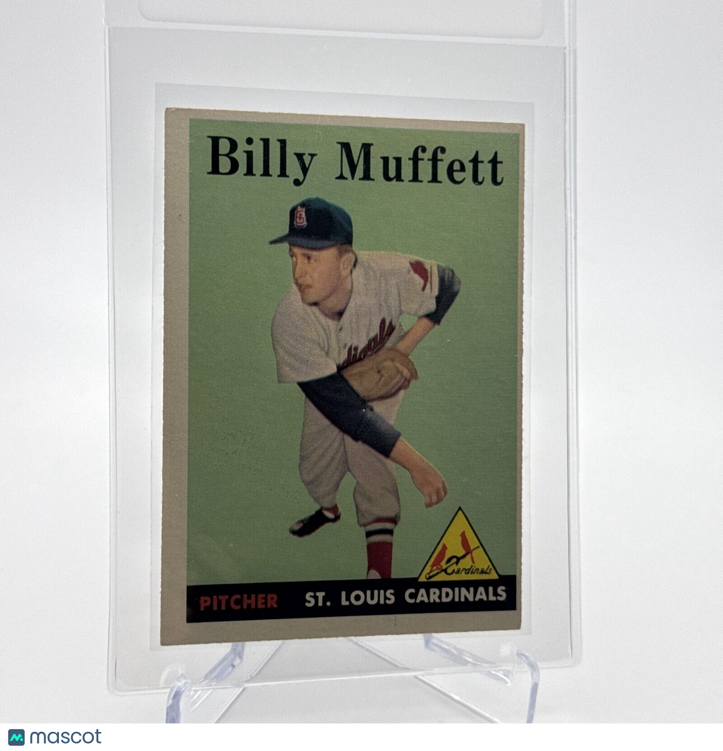 1958 Topps Billy Muffett Baseball Card #143 EX Quality #3 FREE SHIPPING