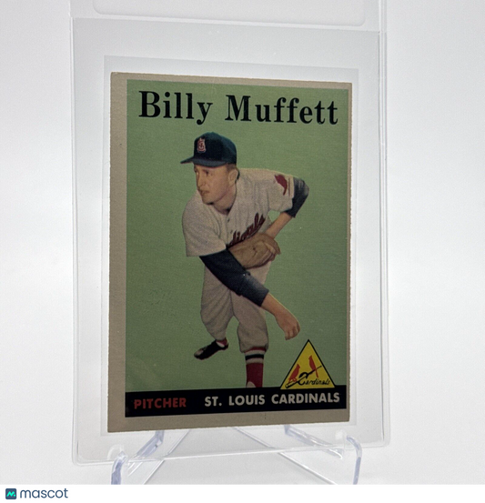 1958 Topps Billy Muffett Baseball Card #143 EX Quality #3 FREE SHIPPING