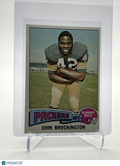 1975 Topps John Brockington Football Card #150 NM Quality FREE SHIPPING