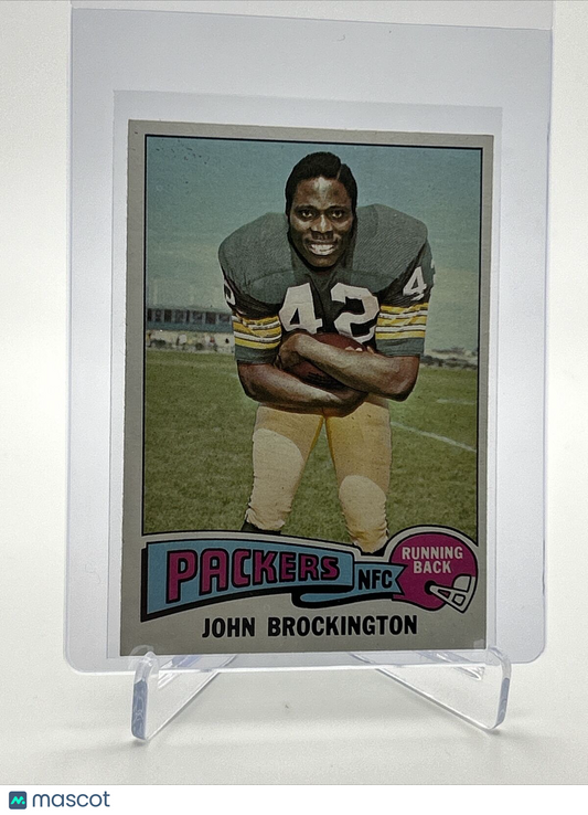 1975 Topps John Brockington Football Card #150 NM Quality FREE SHIPPING