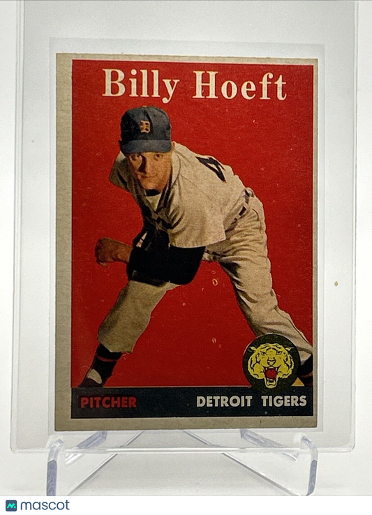 1958 Topps Billy Hoeft Baseball Card #13 EX Quality #4 FREE SHIPPING